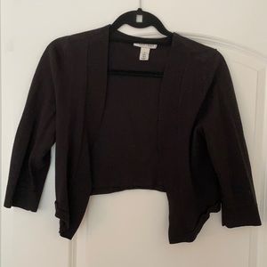 White House black market crop sweater size M